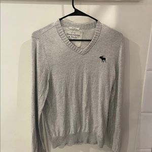 Grey Abercrombie & Fitch Sweatshirt Size M